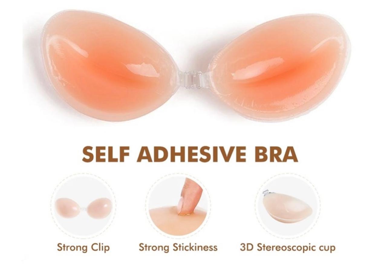 Silicone Bra Invisible Push up Strapless Bra Adhesive Backless For Women Lady Girls